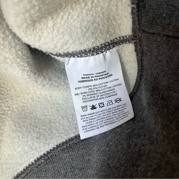 Nike NikeLab NRG Solo Swoosh Washed Crewneck Sweatshirt CZ5353-071 Size L Grey - Picture 3 of 5